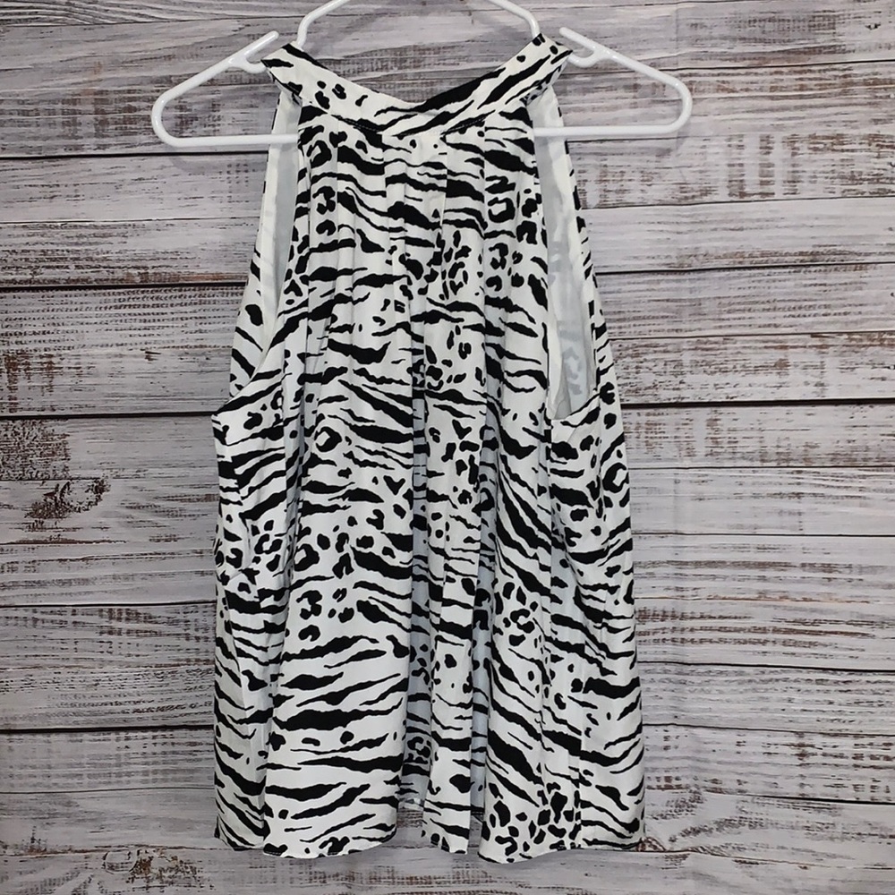 Stylish Zebra Print Women's Top
